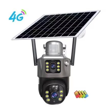 Solar Dual View CCTV Camera